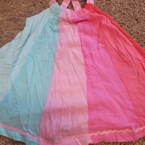 Size 2 Matilda Jane rainbow dress charms